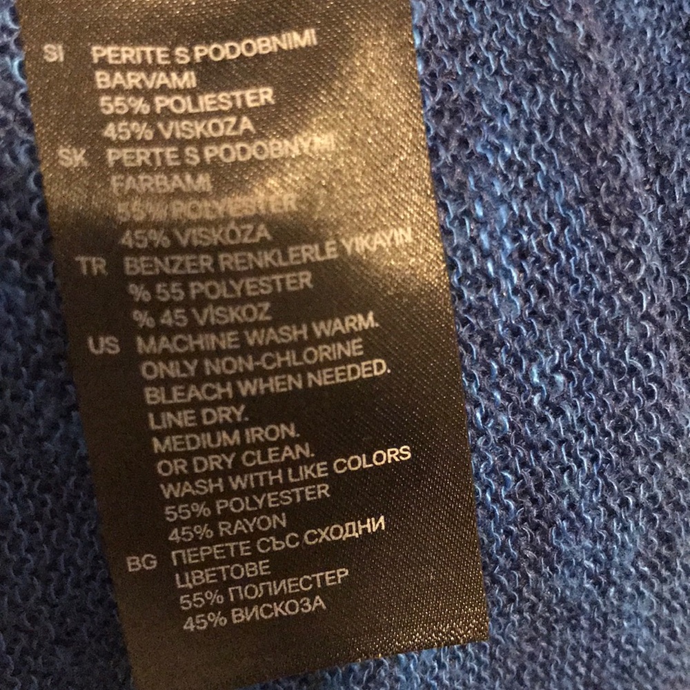 H&M Blue Mesh Sweater - Picture 5 of 5